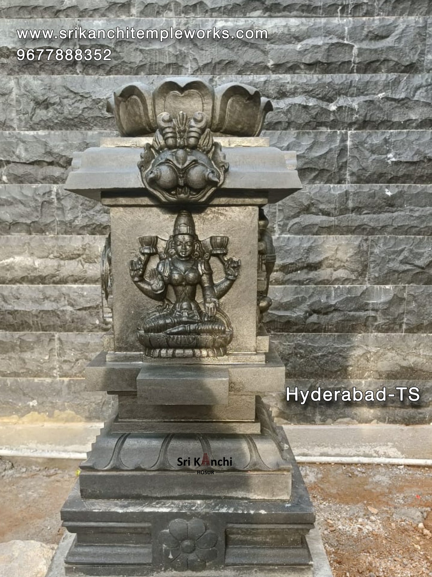 Tulasi madam-Black Stone -Sri Lakshmi Carvings