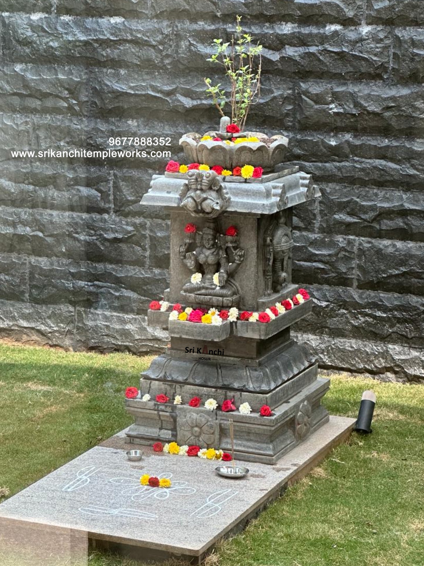 Tulasi madam-Black Stone -Sri Lakshmi Carvings