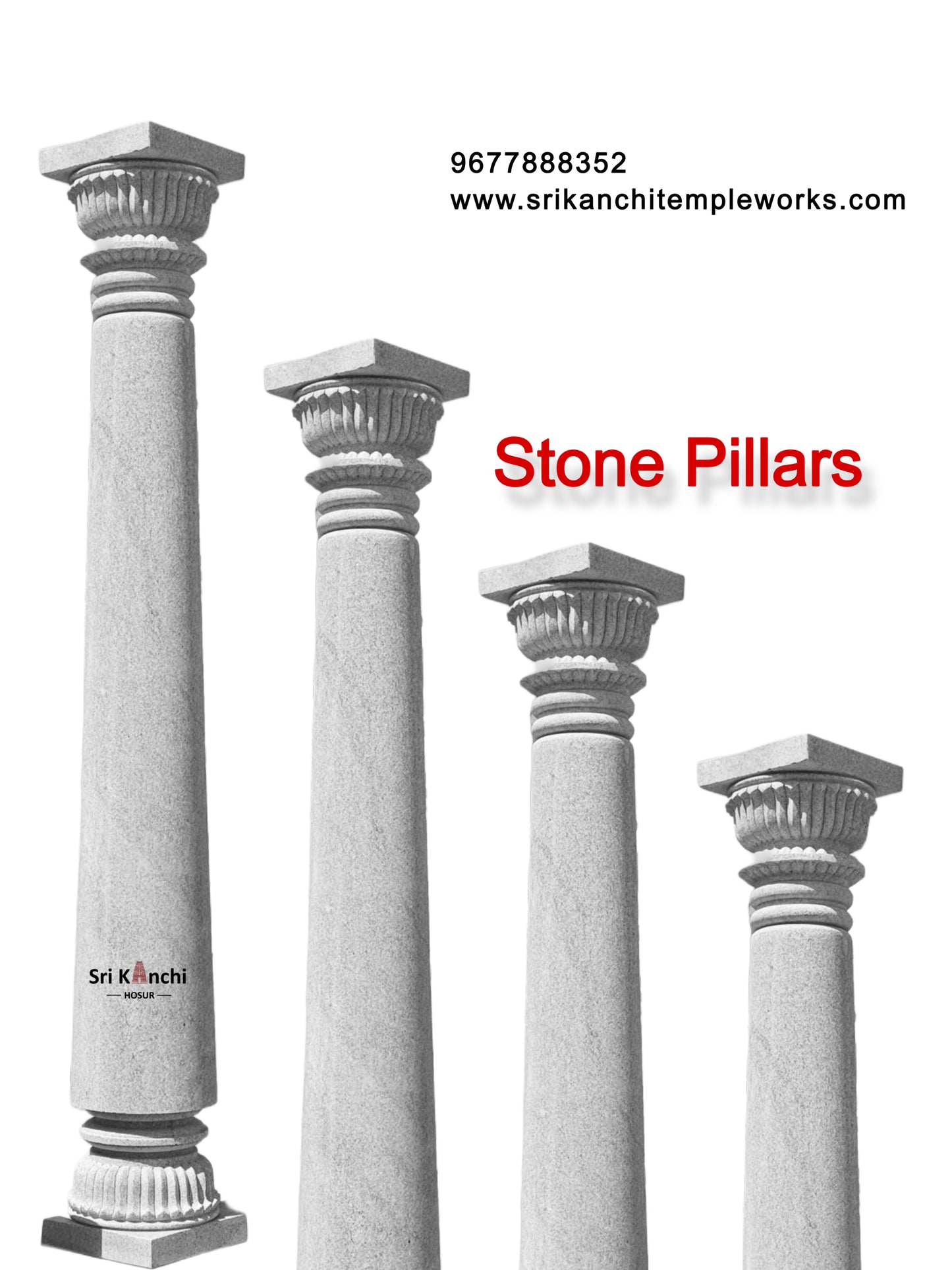 SINGLE STONE PILLAR 7'