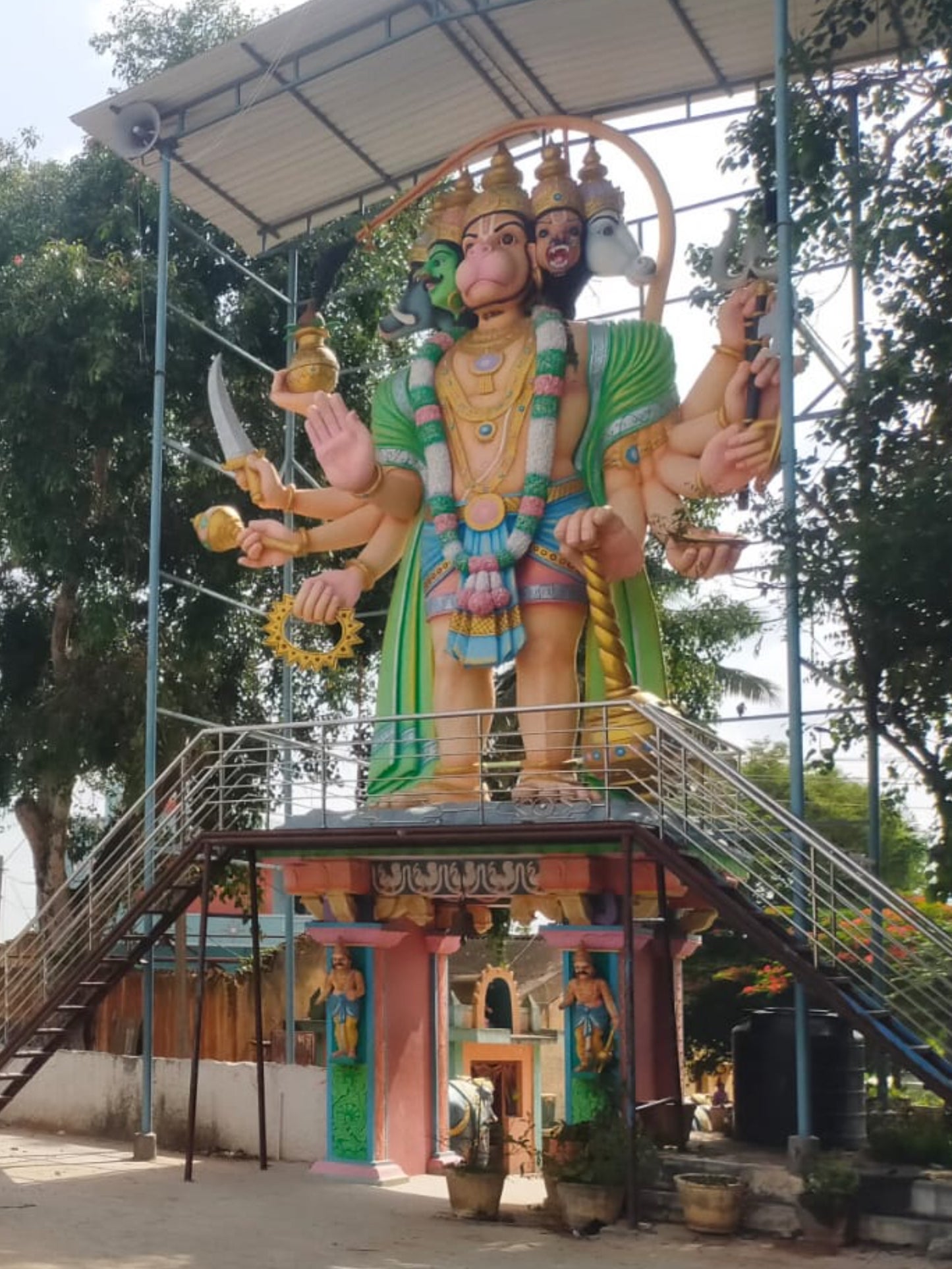 Panchamugi Anjaneya Swamy Temple -Anekkal -KA