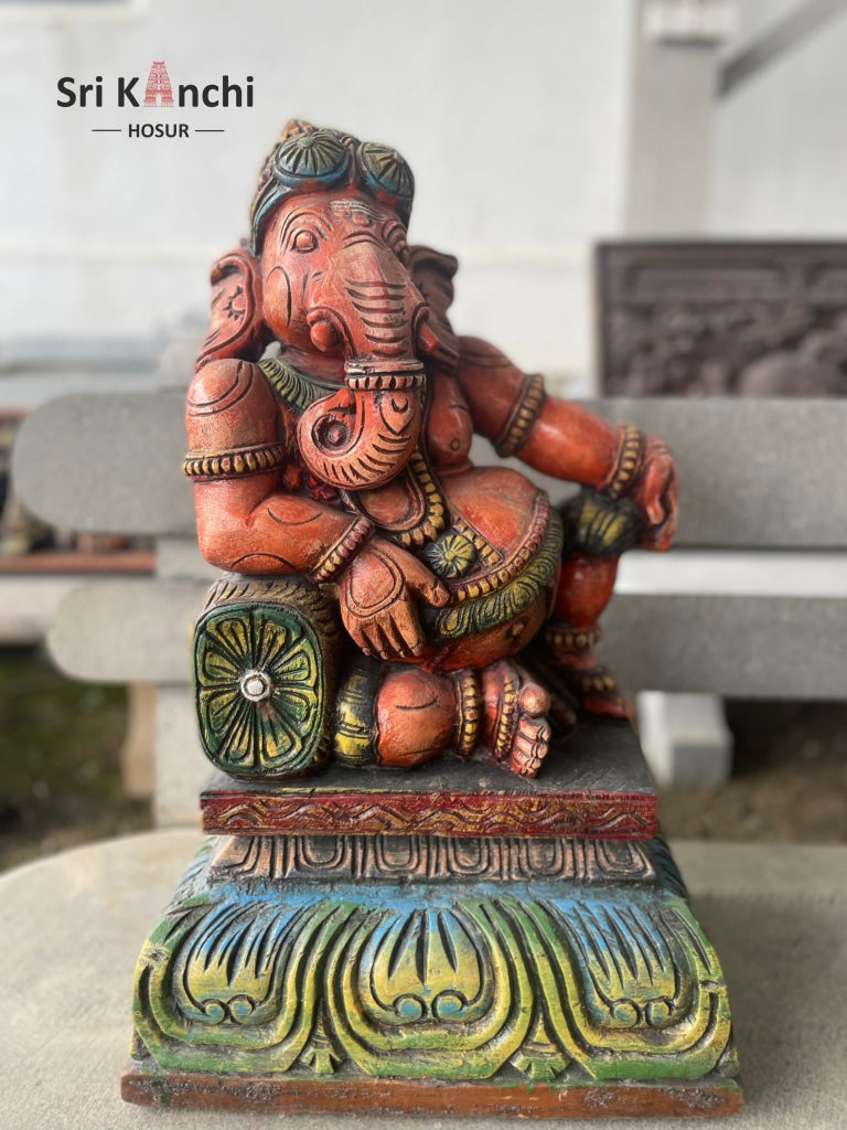 Resting Vinayagar Craft Wood & Shapes