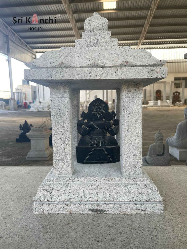 Small Mandapam 12*12-18 / Stone White Granite